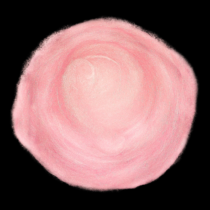 Rosebud shaped cotton candy